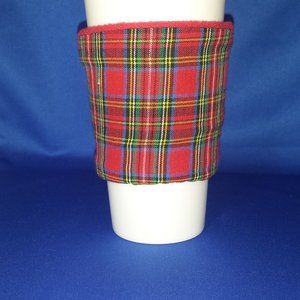 Grande Coffee Cozy Christmas Plaid